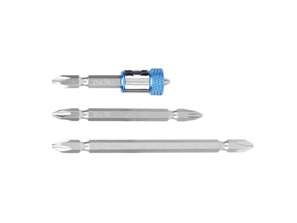 Laxiscreed Conjunto De Bits De Chave De Fenda Magnética Com Design Duplo, Compatível Com Ph2