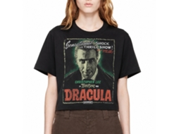 Rockinstone Horror Movies Lee As Dracula Black Adult T-shirt Size:s