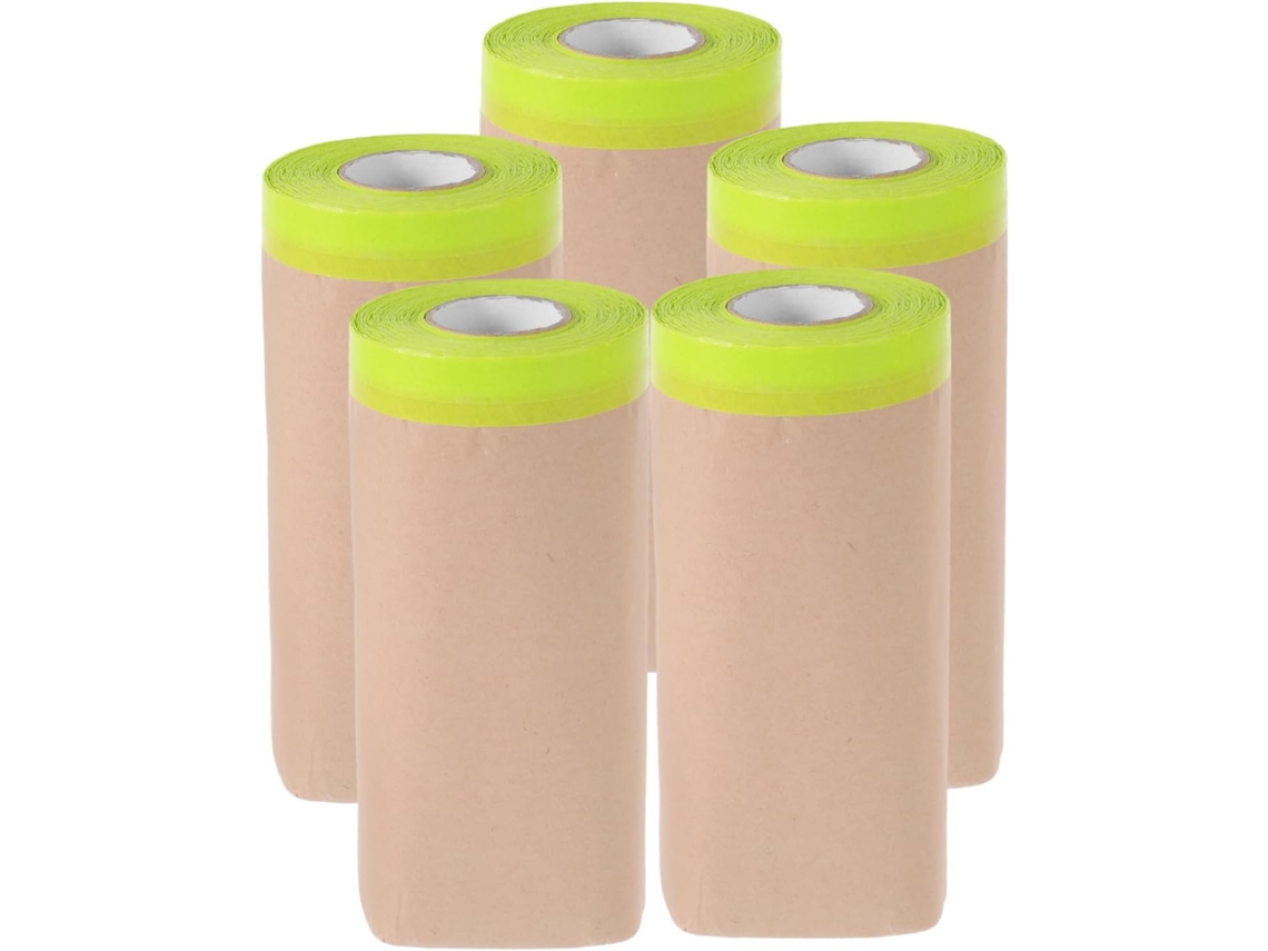 Conjunto De 5 Folhas De Papel Adesivo Pré Aplicado Para Proteção De Paredes, Pisos E Carrocerias. Re Gokoco