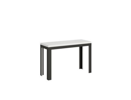 Mesa de Refeição ITAMOBY Linea Double (120x45/90 - Painéis em Melamina - Freixo Branco)