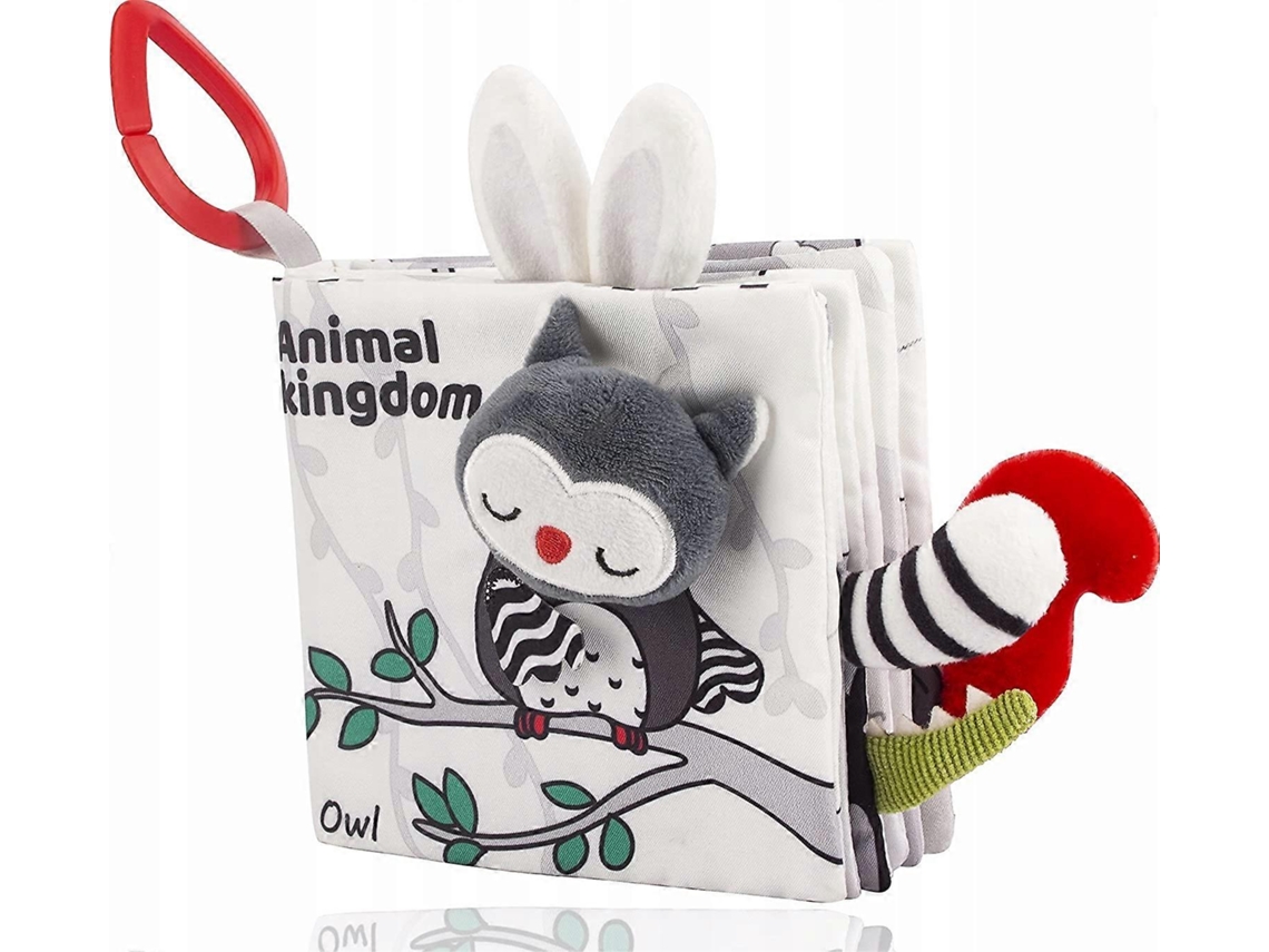Livro Sensorial Macio Coruja Animais