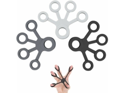 Exercitador de Dedos e Mãos 3 Unidades Silicone AQUAFORGE