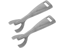 Conjunto De 2 Pinças Ferro Fundido Supvox Para Chapas Quentes E Churrasqueiras, Ferramenta Durável E Versátil Para