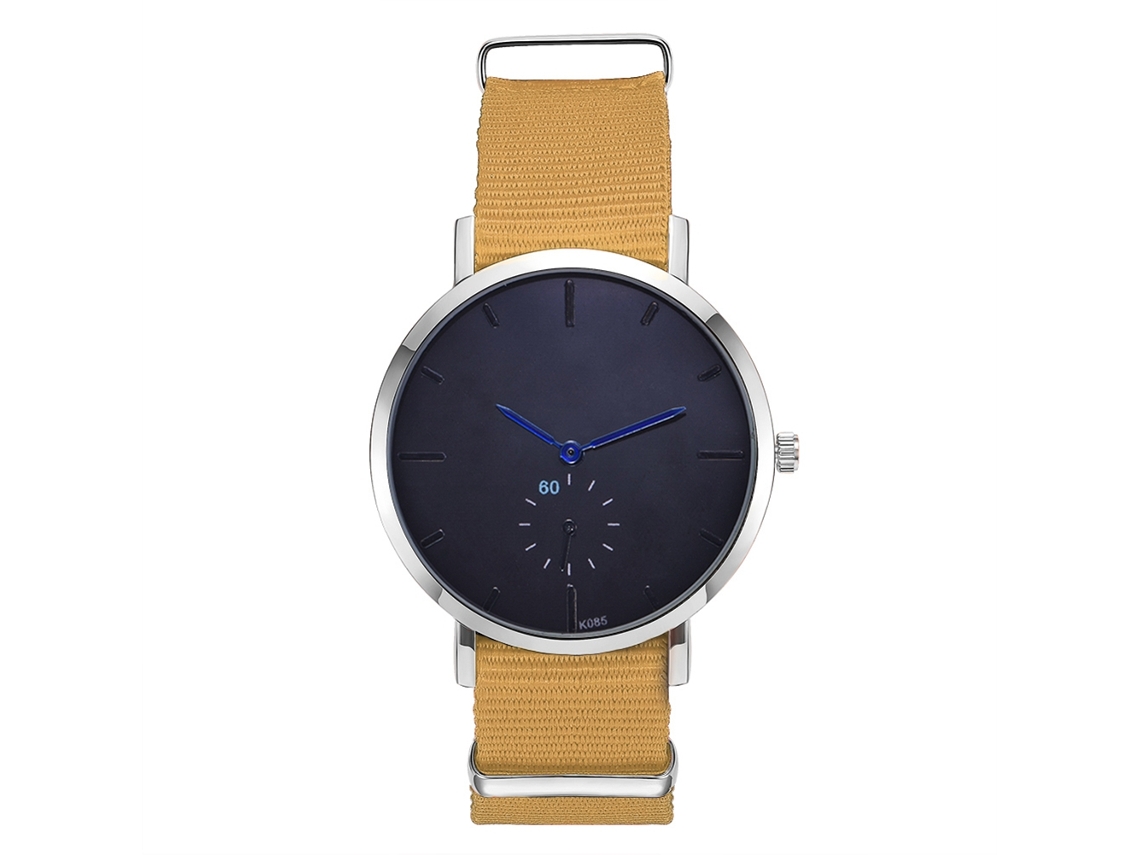 Reloj De Pulsera De Cuarzo Para Hombres Con Dial De Aleación Estilo Casual Fashion Beige