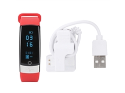 Mali pulseira Inteligente Qs03 com Monitor de Frequência Cardíaca Ip67 Bracelete de Fitness com Tela de 0.91 Polegadas