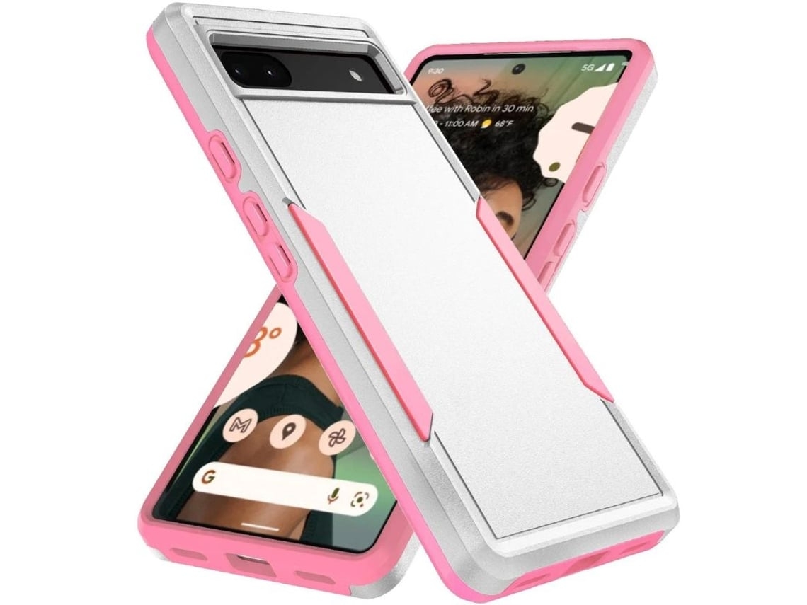 Capa Camada para Google Mais Capas Telemoveis VEANXIN Rosa
