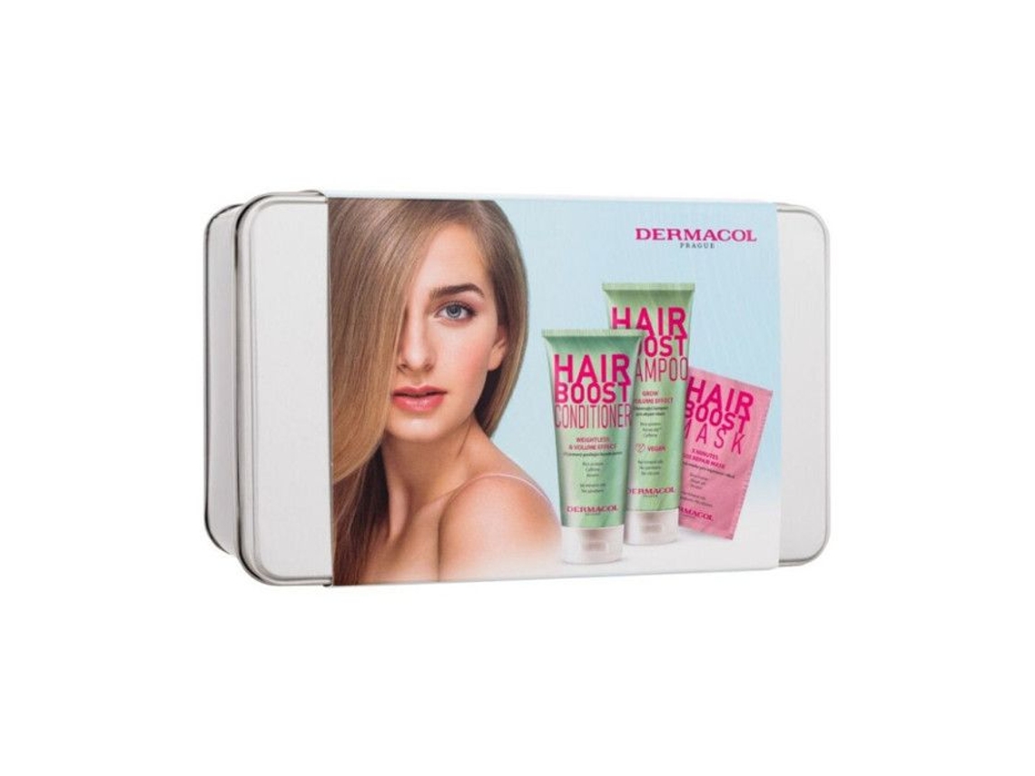 Dermacol Hair Boost Conjunto De Shampoo 250ml Condicionador 200ml Máscara 15ml