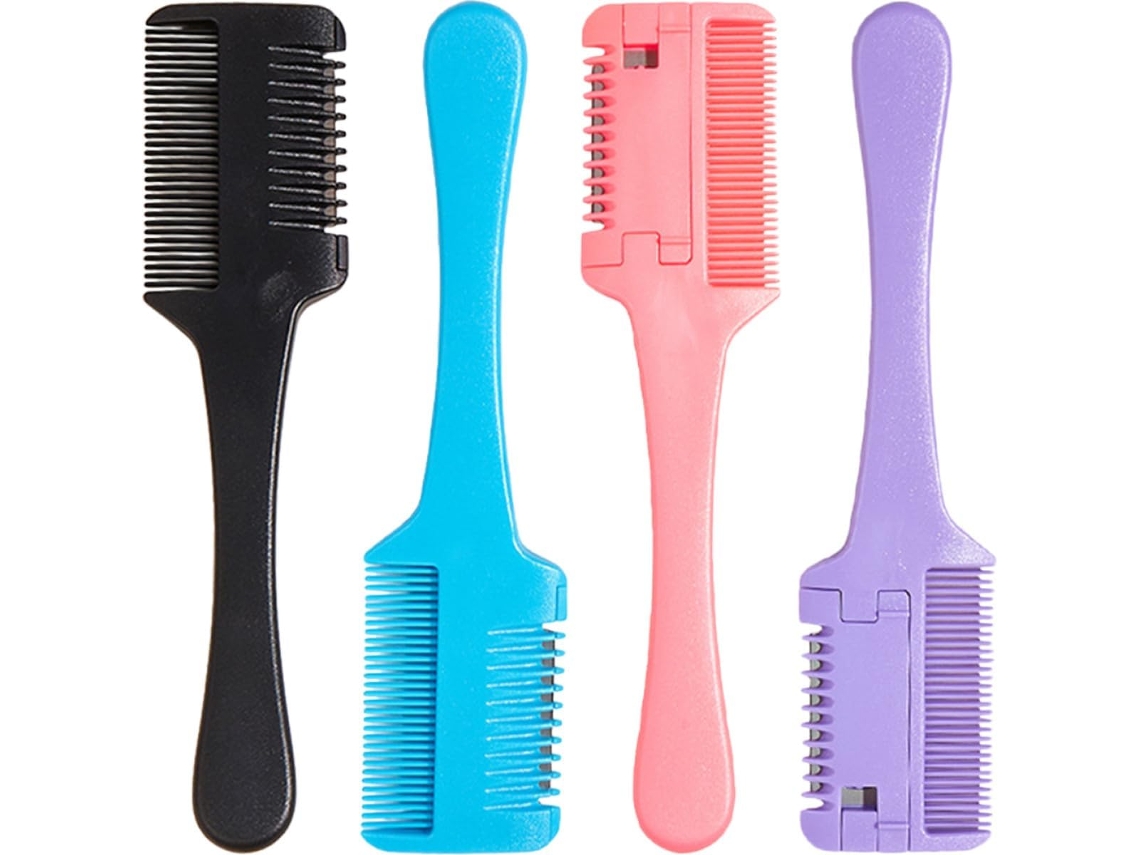 Caneta de 4 peças com lâmina dupla integrada para corte e desbaste.