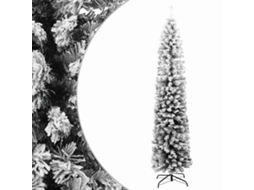 Conjunto 1 Árvore De Natal Artificial Vidaxl Verde Pvc (61 X 61 X 240 Cm)