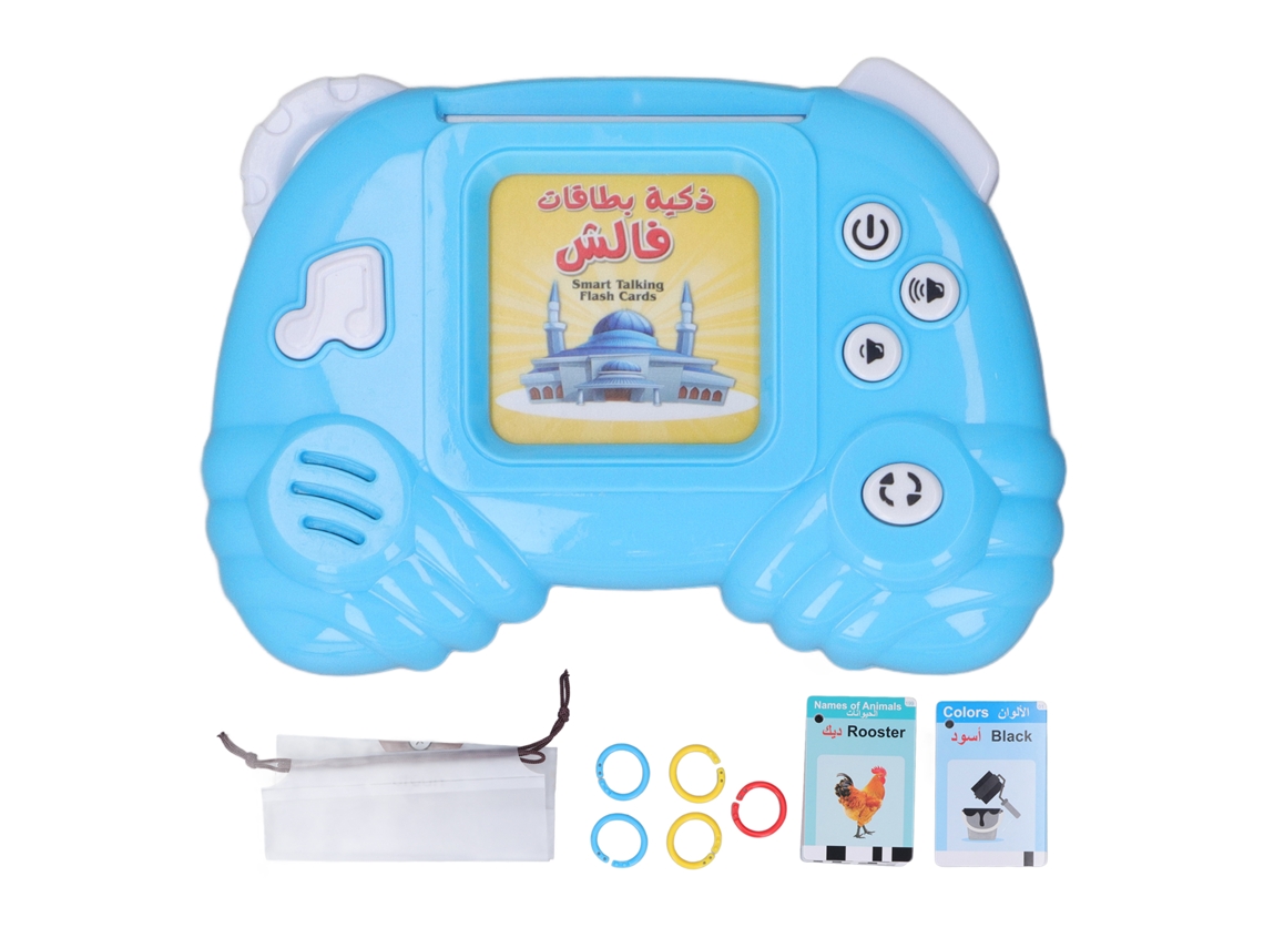 Ats tableta Educatsiva Smart Kids para Crianças Pequenas: Aprendizagem de Inglês e Árabe, Brinquedo Interatsivo Eletrônico