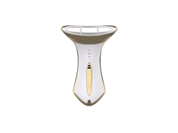 Ferramenta Para Pescoço E Rosto Com Led De 5 Cores Para Cuidados Com A Pele Branco E Dourado Bestvite
