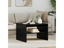Vidaxl Mesa De Centro Carvalho Preto 60 X 50 X 40 Cm