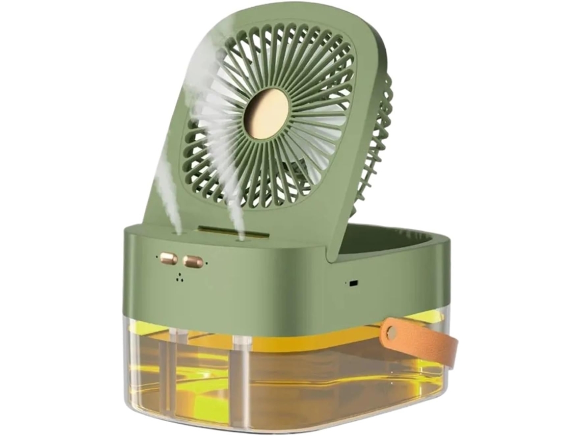 Ventilador De Mesa Silencioso Com 3 Velocidades, Bateria Recarregável