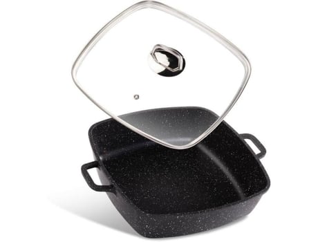 Lt1288 Elenco Prato A Forno 28 × 28 Cm Marrom Lamart