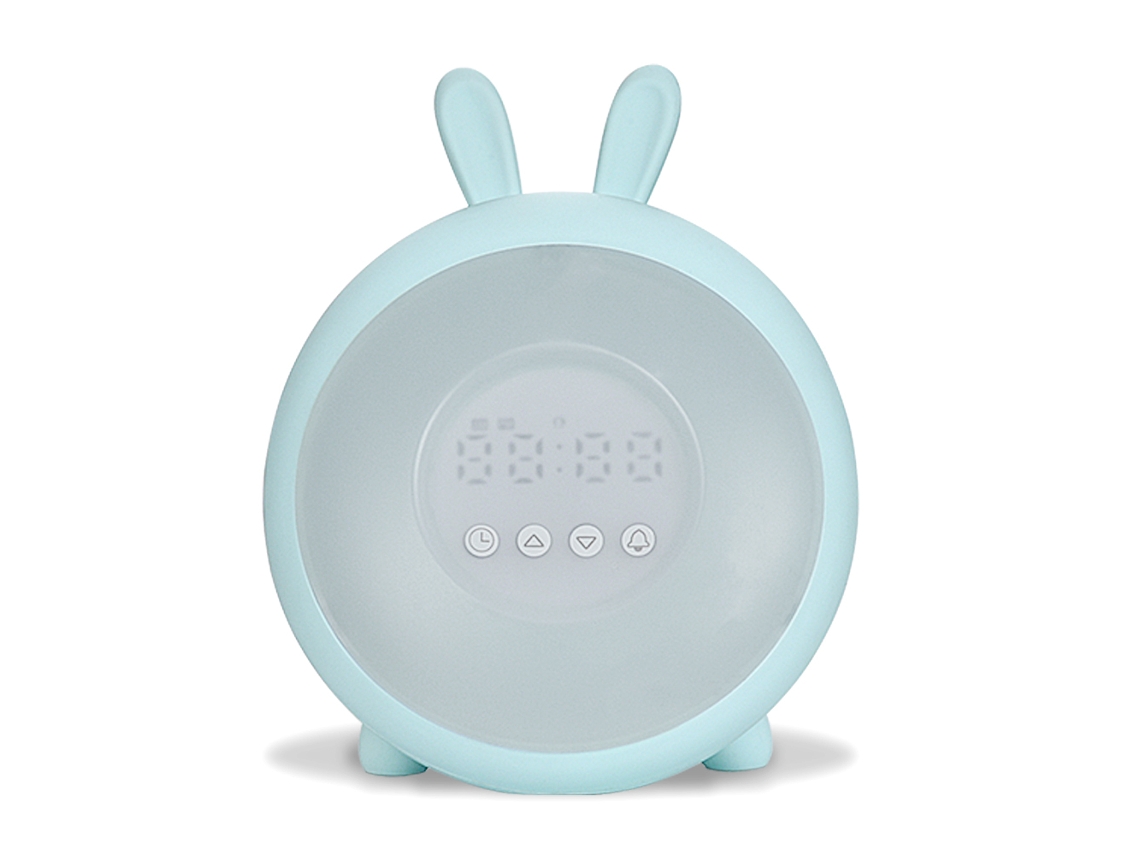 Relógio De Viagem Rohs Ry Sound Sunrise Com Porta Usb Para Crianças, Despertador, Luz Noturna Verde Slowmoose