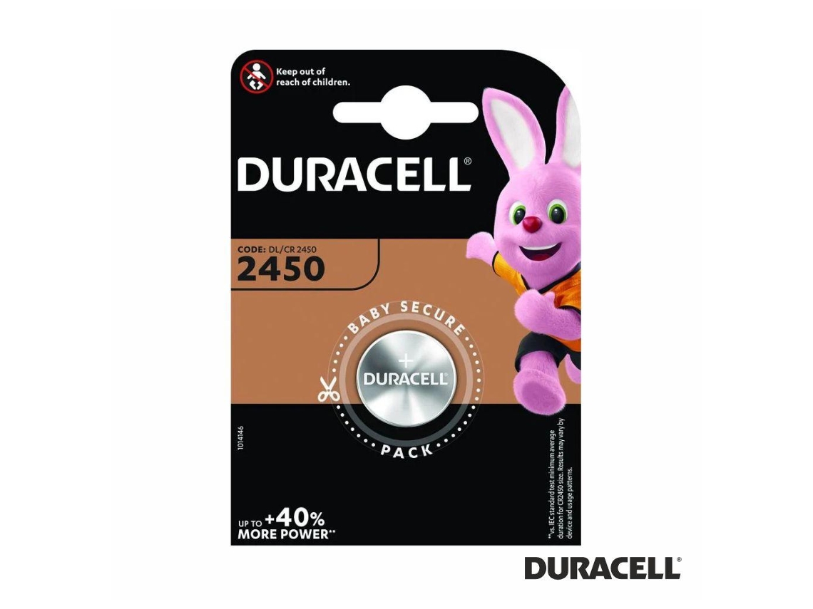 Pilha Não Recarregável DURACELL 2450 K1 (1 unidade)
