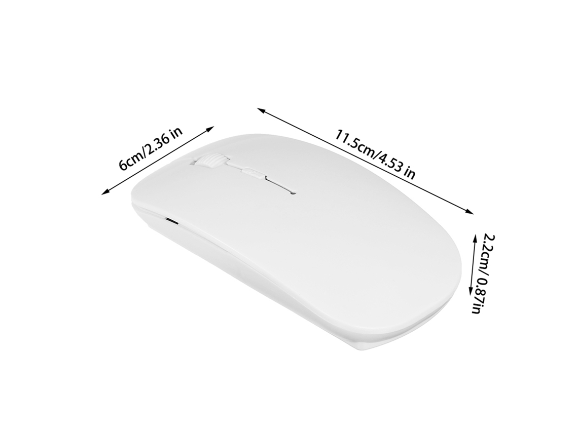 Rato LAXISCREED Sem Fio 1600dpi Branco
