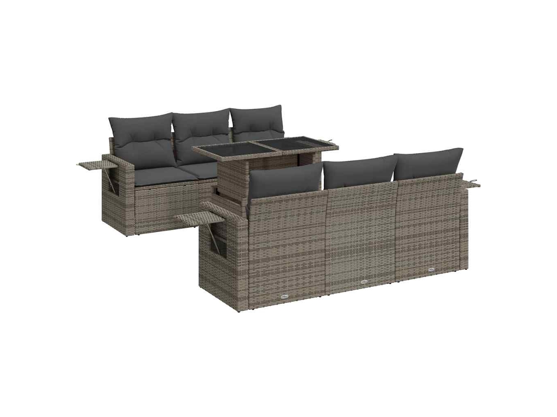 Garden Sofa Set, Garden Sofa Sets Vidaxl Cinzeto Rattan / Vime (n/a)