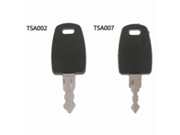 Cadeado Para Bagagem, Modelo Tsa002, Com Chave, Segurança Portátil Para Mala, Mochila E Armário Em Deslocações