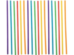 100 Palitos De Madeira Redondos E Coloridos Para Meninos E Meninas