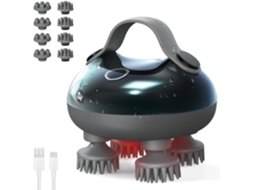 Massageador De Cabeça Elétrico Com 3 Modos Massagem