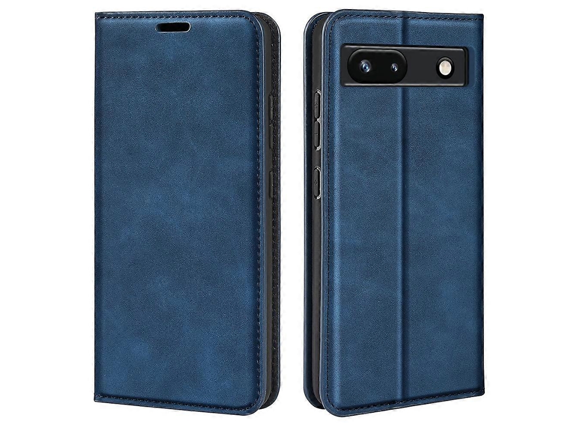 Capa De Couro Com Sucção Magnética Retrô Para Google Pixel 7a