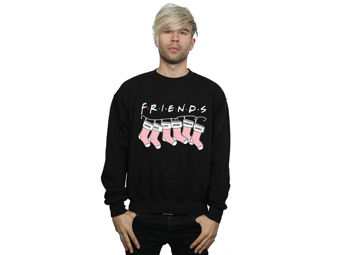 Meia De Natal Masculina Friends Com Logo Moletom Hengjian
