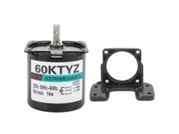 Motor Síncrono Ac 14w 50rpm 220v Iman Permanente Alta Torção Eixo Central Bracket Xd60ktyz