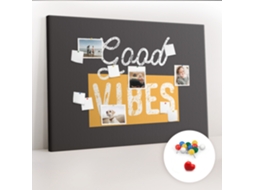 Quadro De Cortiça Com Impressão Citação Motivacional Para O Quarto Das Crianças Espelharte (140x100 Cm)