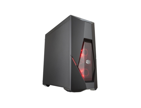 MasterBox K500L: 2x Vermelho Led Case Fan included: Window Version