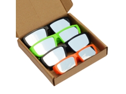 Óculos Eclipse Solar Total 4pcs Proteção Ocular S/MARCA