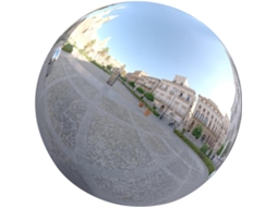 Esfera Refletora de Jardim Kichouse Feita de Aço Inoxidável, Bola Espelhada Brilhante com Design Simples, Não Quebrável CHABERLU