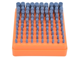 100 Peças De Cabeça De Pedra Polida, Roda De Lixa, Broca Para Misturador, Cabo Azul, Diâmetro 3mm