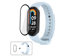 Pulseira De Silicone De Cor Sólida Com Película Curva 3d