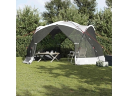 Vidaxl Tenda Mosquiteira Com Telhado Cinzento 434 X 434 X 230 Cm