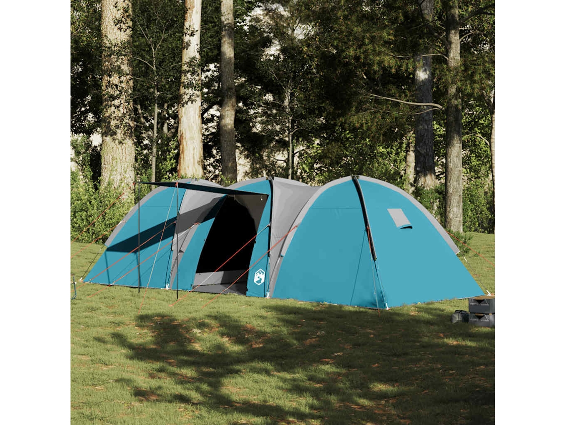 Vidaxl Tenda Familiar Em Cúpula Para 8 Pessoas Impermeável Azul