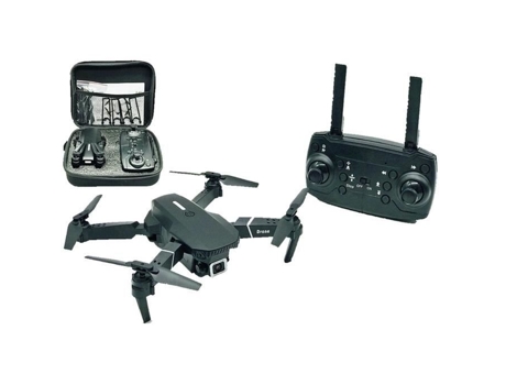 Drone Dobrável Com Bolsa, Câmera 1080p E Altímetro Wifi 4 Canais Wifi Akor Preto