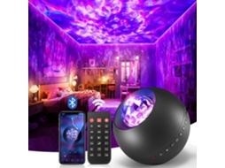 Projetor com 10 Modos de Iluminação, Projetor de Estrelas, Projetor com Alto, Falante Bluetooth Hifi BRILVIBERA