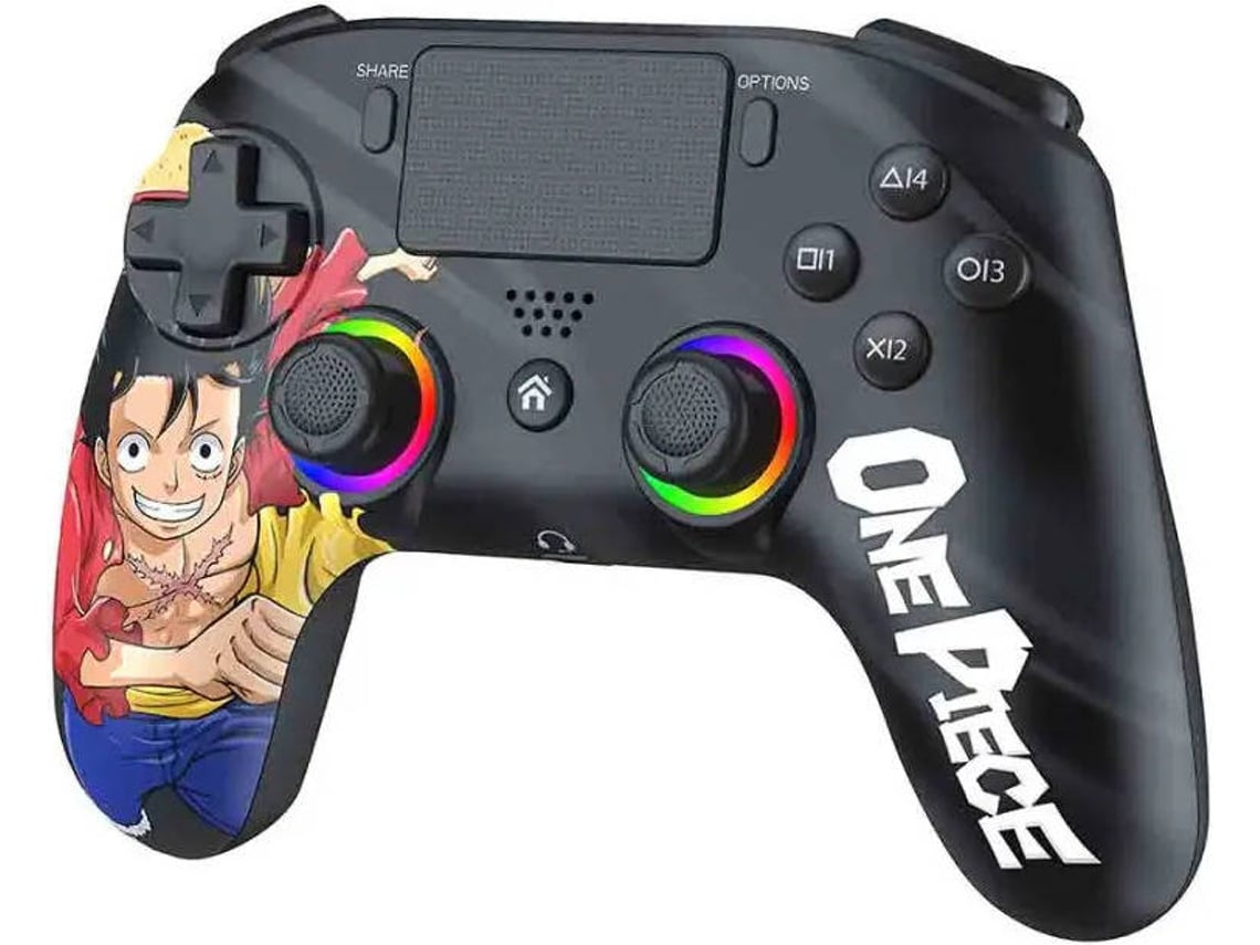 Comando Sem Fios SUBSONIC PS5   Led One Piece Luffy Fish (Preto)