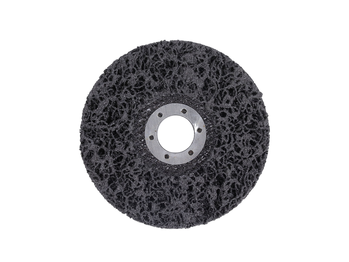 Rueda De Descapado De 4.5 Polegadas Negra Impermeável Resistente À Oxidação Baixo Ruído Disco Para Remoção De Pintura Aço Inoxidável