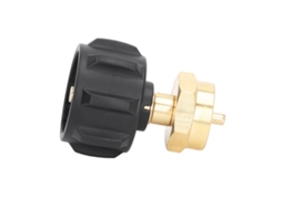 Adaptador De Enchimento De Gás Propano Laxiscreed Com Conexão Em Latão E Ajuste Qcc1