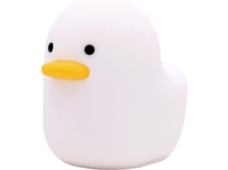 Luminária Noturna de Silicone Recarregável Via Usb com Design de Patinho de Desenho Animado, Ideal para Meninos e Meninas. SFUSHOS