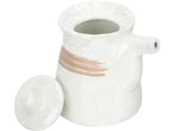 Garrafa De Cerâmica Para Vinagre E Molhos, Elegante Dispensador Cozinha