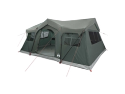 Vidaxl Barraca Familiar Com Telhado Verde Exército 487 X 340 X 216 Cm