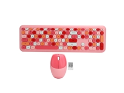 Conjunto Teclado e Mouse Sem Fio LAXISCREED 2.4g 110 Teclas
