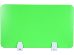 Divisória de mesa com Presilha, acrílico verde claro