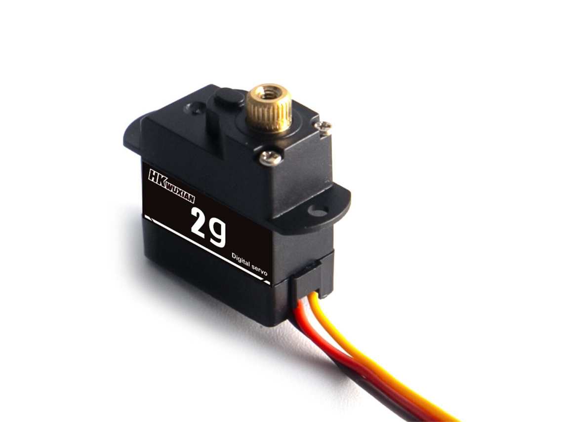 Servo Digital Rc Dupont Plug2g com Engrenagens Metálicas À Prova de Água para Mini Aviões de Asa Fixa Diy. MDUG
