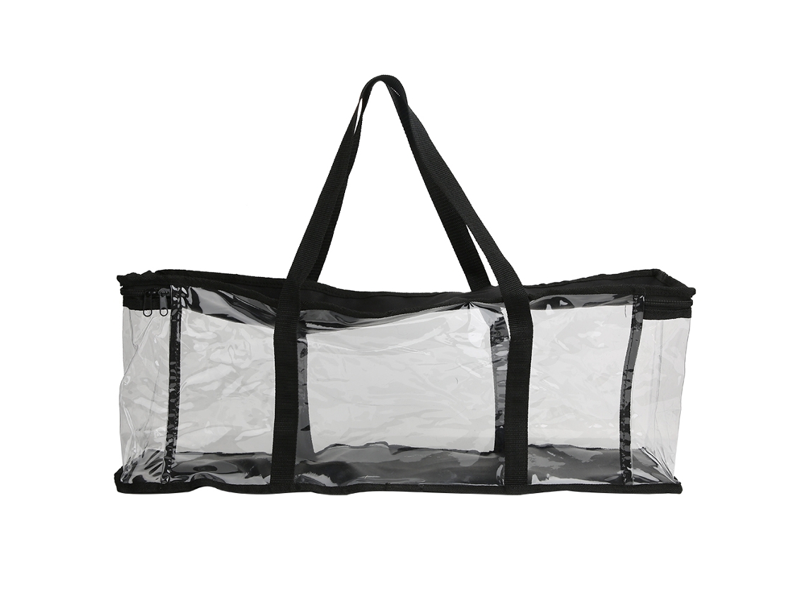 Bolsa de Armazenamento portátil transparente com Grande Capacidade para CDs e Livros S/MARCA