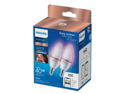 Vela de 4 9 W Eq. 40 W C37 E14 X2 PHILIPS BY SIGNIFY