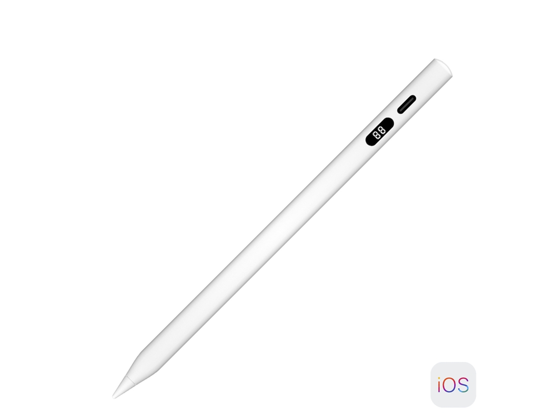 Caneta para iPad. Com tela, design triangular ergonômico exclusivo.